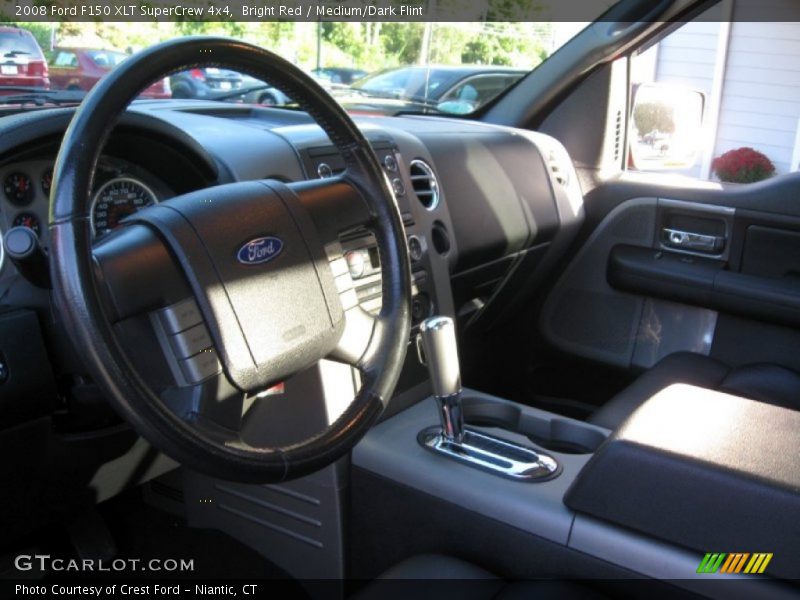 Bright Red / Medium/Dark Flint 2008 Ford F150 XLT SuperCrew 4x4