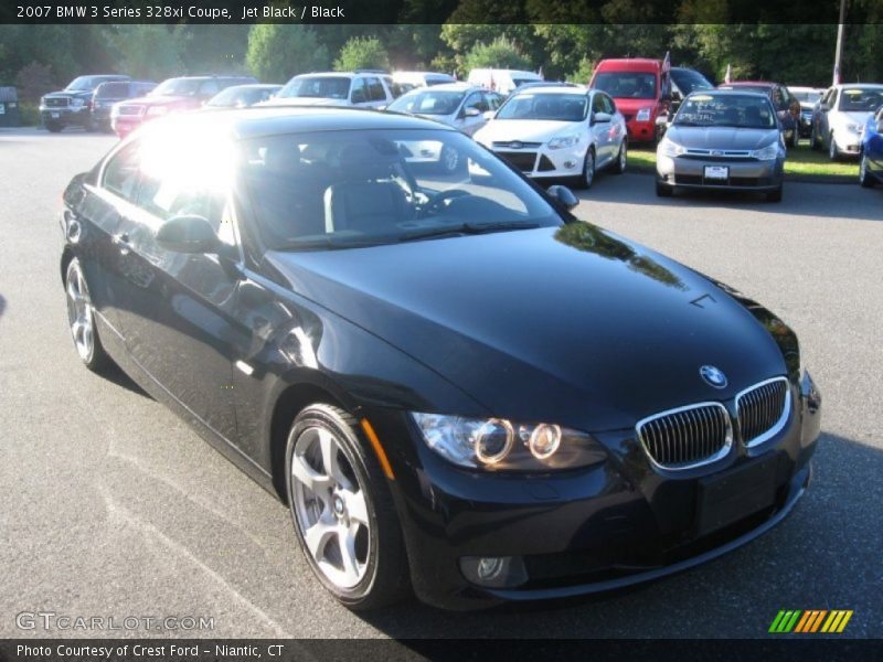 Jet Black / Black 2007 BMW 3 Series 328xi Coupe