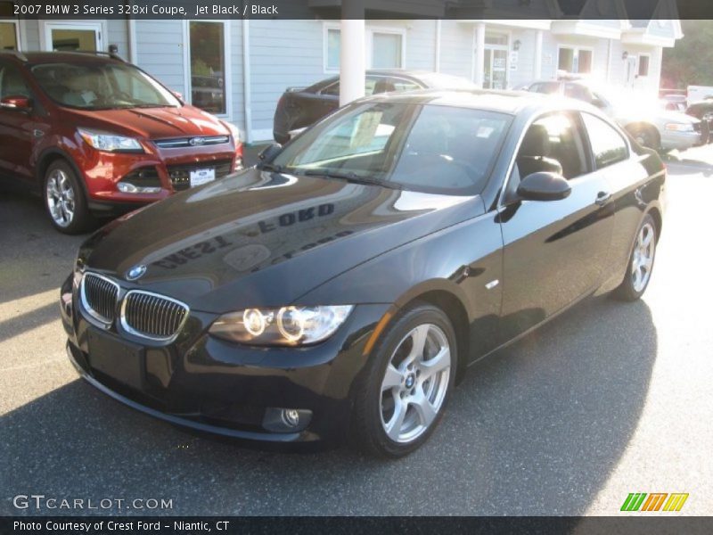 Jet Black / Black 2007 BMW 3 Series 328xi Coupe