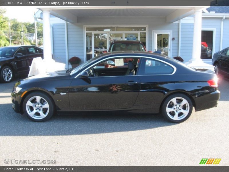 Jet Black / Black 2007 BMW 3 Series 328xi Coupe