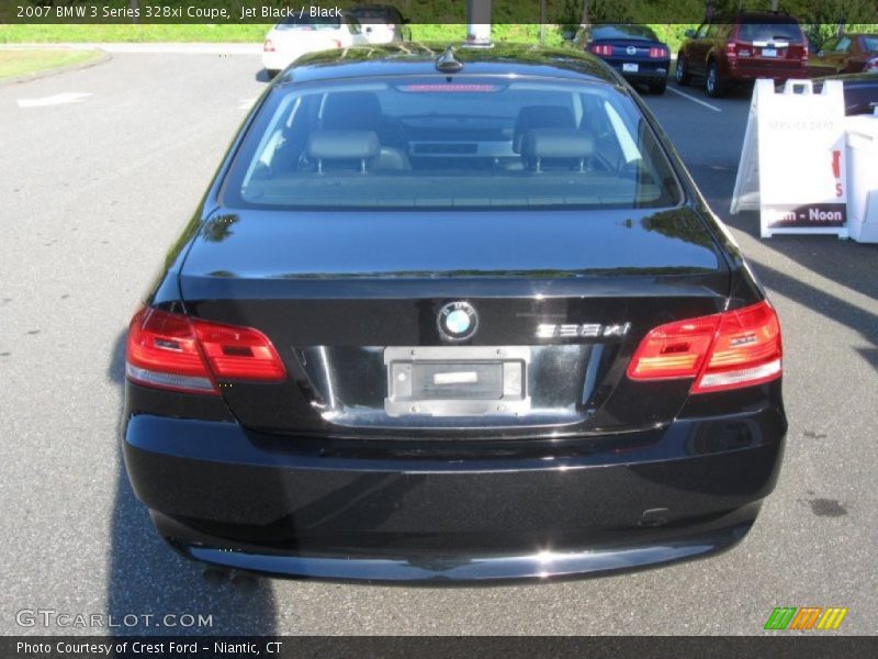 Jet Black / Black 2007 BMW 3 Series 328xi Coupe