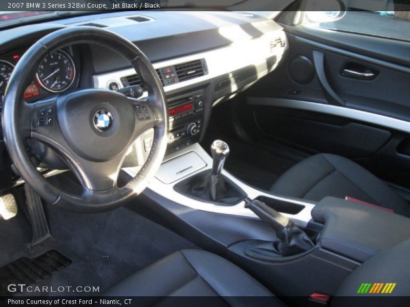 Jet Black / Black 2007 BMW 3 Series 328xi Coupe