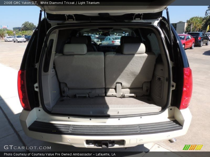 White Diamond Tricoat / Light Titanium 2008 GMC Yukon SLT