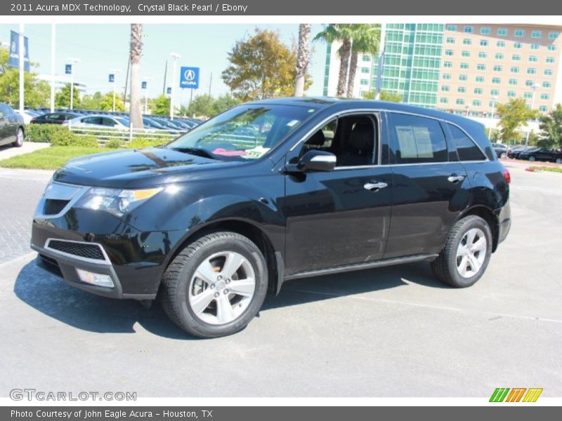 Crystal Black Pearl / Ebony 2011 Acura MDX Technology
