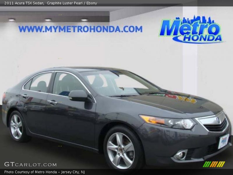 Graphite Luster Pearl / Ebony 2011 Acura TSX Sedan