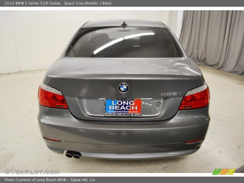 Space Grey Metallic / Black 2010 BMW 5 Series 528i Sedan