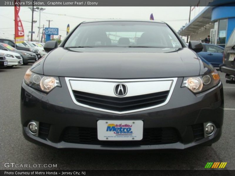 Graphite Luster Pearl / Ebony 2011 Acura TSX Sedan
