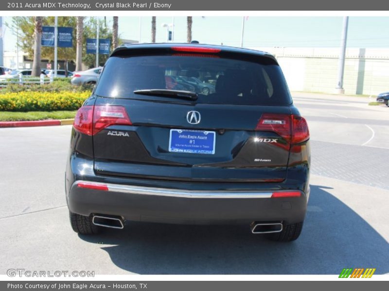 Crystal Black Pearl / Ebony 2011 Acura MDX Technology