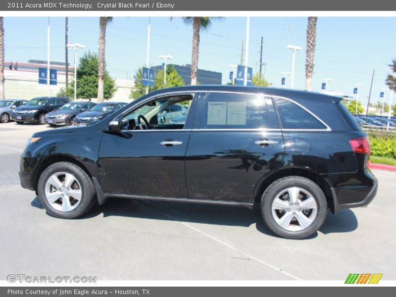 Crystal Black Pearl / Ebony 2011 Acura MDX Technology