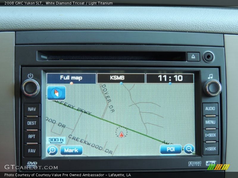 White Diamond Tricoat / Light Titanium 2008 GMC Yukon SLT
