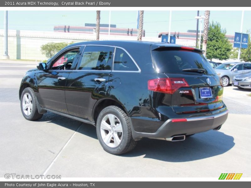Crystal Black Pearl / Ebony 2011 Acura MDX Technology