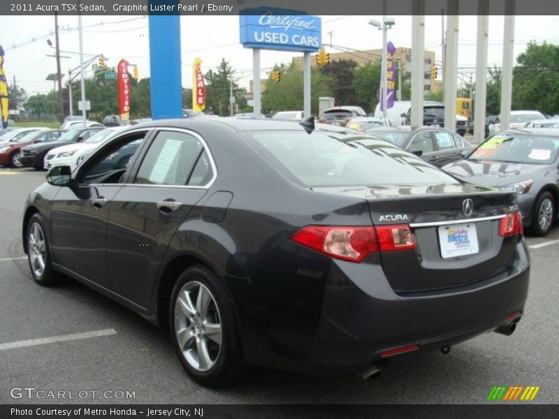 Graphite Luster Pearl / Ebony 2011 Acura TSX Sedan