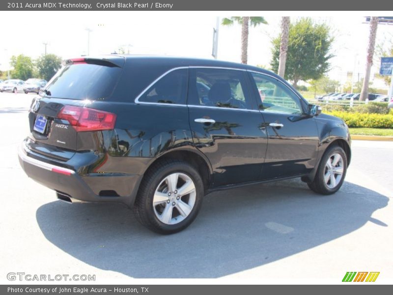 Crystal Black Pearl / Ebony 2011 Acura MDX Technology