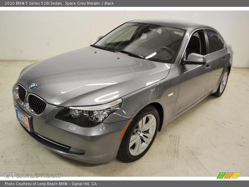 Space Grey Metallic / Black 2010 BMW 5 Series 528i Sedan