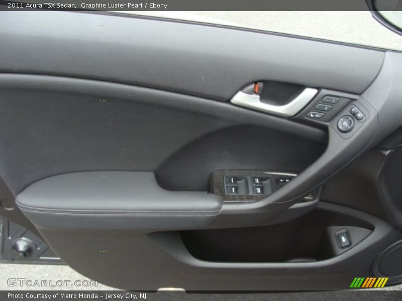 Graphite Luster Pearl / Ebony 2011 Acura TSX Sedan