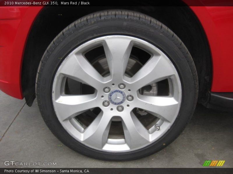 Mars Red / Black 2010 Mercedes-Benz GLK 350