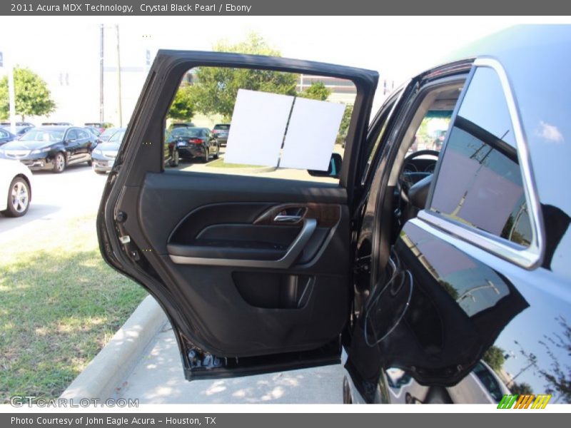 Crystal Black Pearl / Ebony 2011 Acura MDX Technology