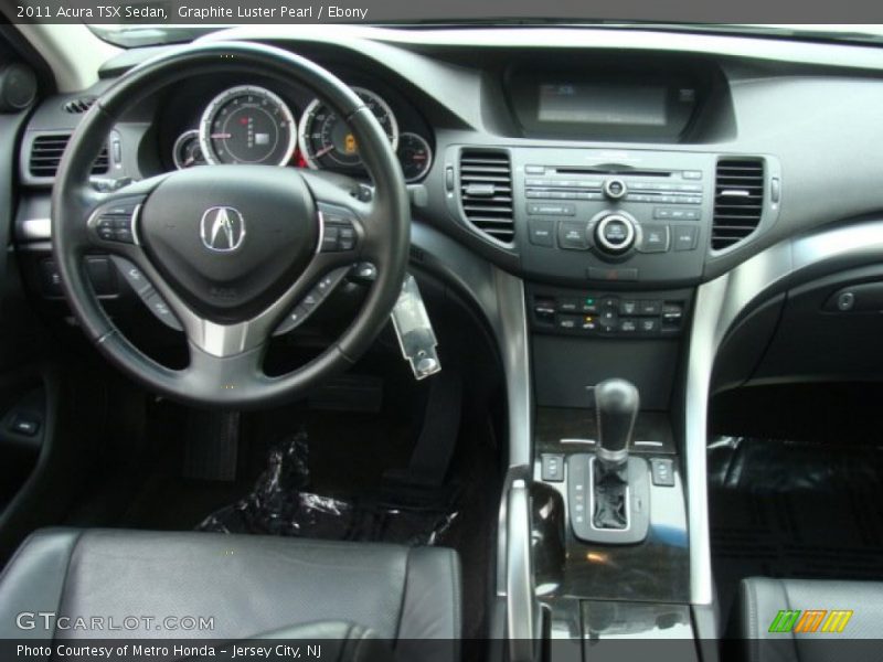 Graphite Luster Pearl / Ebony 2011 Acura TSX Sedan