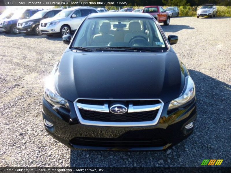 Obsidian Black Pearl / Ivory 2013 Subaru Impreza 2.0i Premium 4 Door