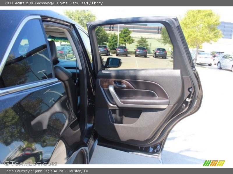 Crystal Black Pearl / Ebony 2011 Acura MDX Technology