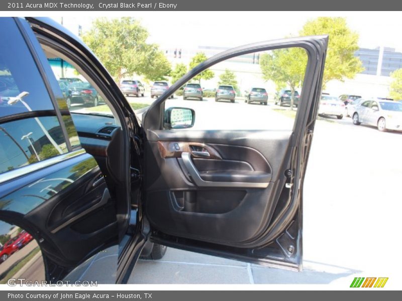 Crystal Black Pearl / Ebony 2011 Acura MDX Technology