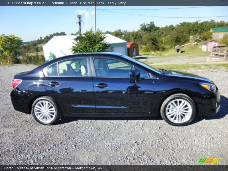 Obsidian Black Pearl / Ivory 2013 Subaru Impreza 2.0i Premium 4 Door
