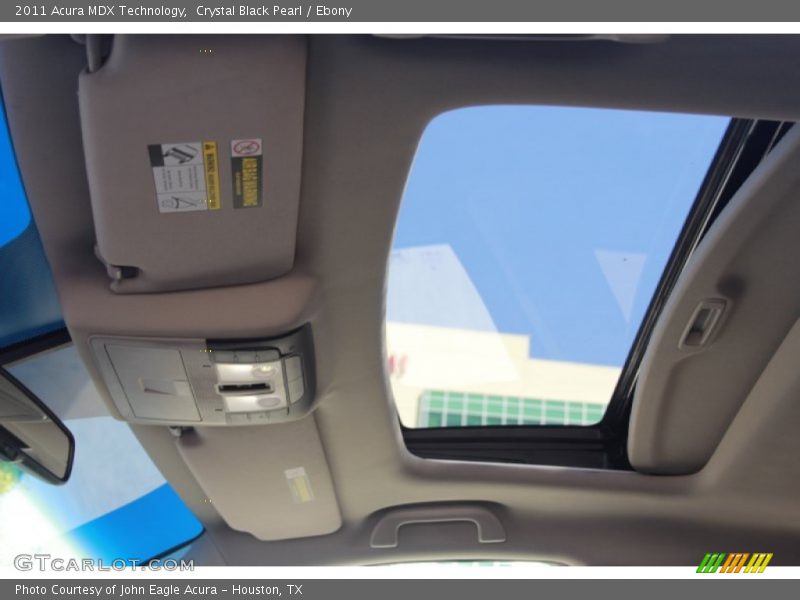 Crystal Black Pearl / Ebony 2011 Acura MDX Technology