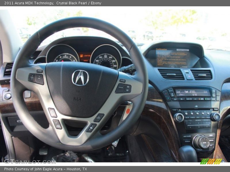 Crystal Black Pearl / Ebony 2011 Acura MDX Technology