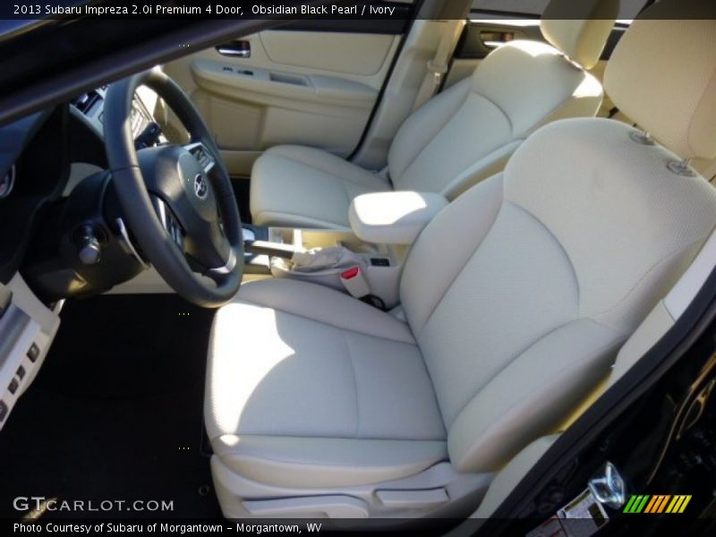 Obsidian Black Pearl / Ivory 2013 Subaru Impreza 2.0i Premium 4 Door