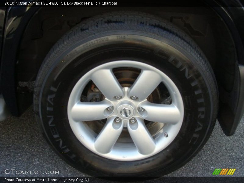 Galaxy Black Metallic / Charcoal 2010 Nissan Armada SE 4WD