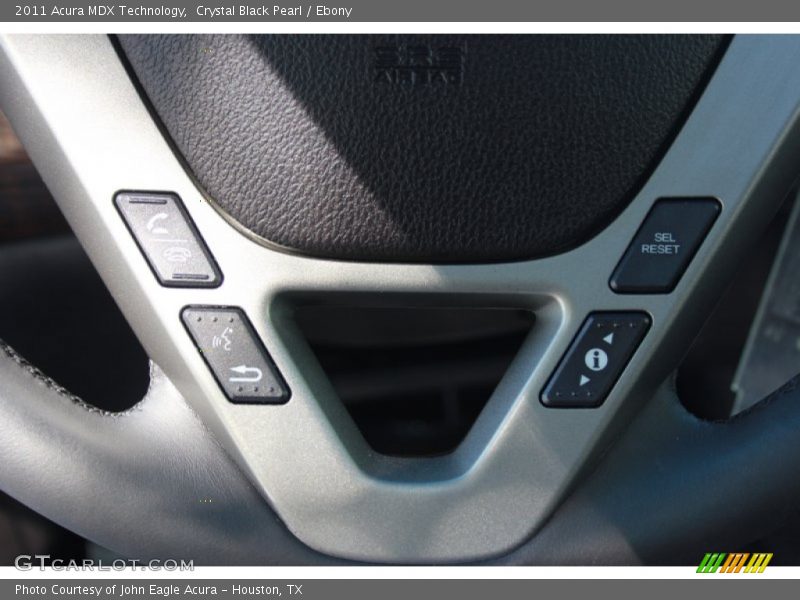 Crystal Black Pearl / Ebony 2011 Acura MDX Technology