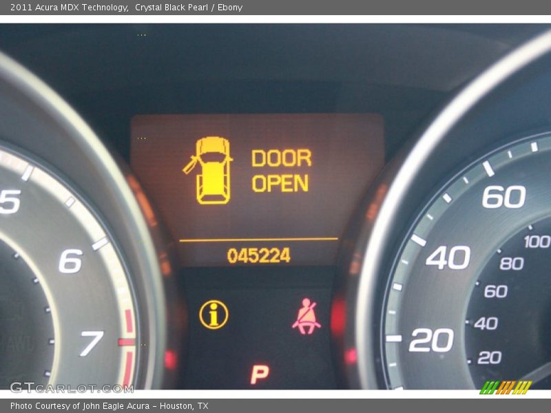 Crystal Black Pearl / Ebony 2011 Acura MDX Technology