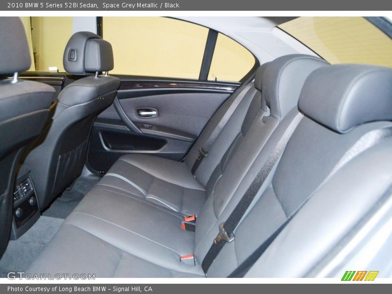 Space Grey Metallic / Black 2010 BMW 5 Series 528i Sedan