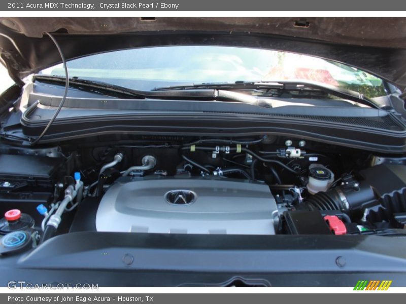 Crystal Black Pearl / Ebony 2011 Acura MDX Technology