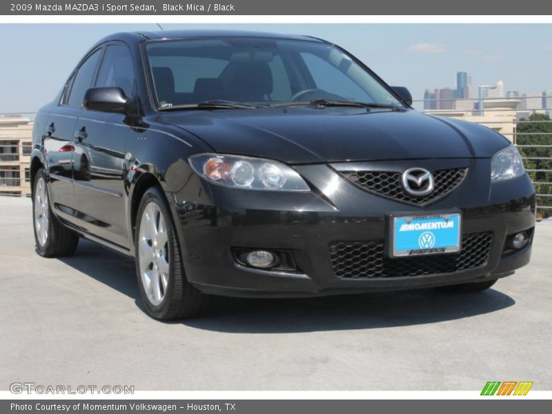 Black Mica / Black 2009 Mazda MAZDA3 i Sport Sedan