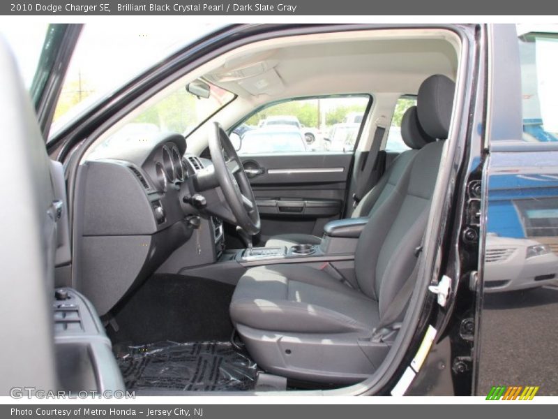 Brilliant Black Crystal Pearl / Dark Slate Gray 2010 Dodge Charger SE