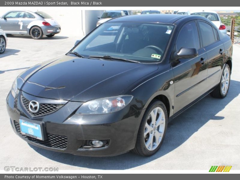 Black Mica / Black 2009 Mazda MAZDA3 i Sport Sedan