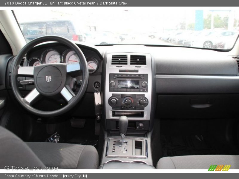 Brilliant Black Crystal Pearl / Dark Slate Gray 2010 Dodge Charger SE