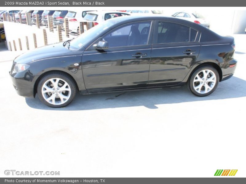 Black Mica / Black 2009 Mazda MAZDA3 i Sport Sedan