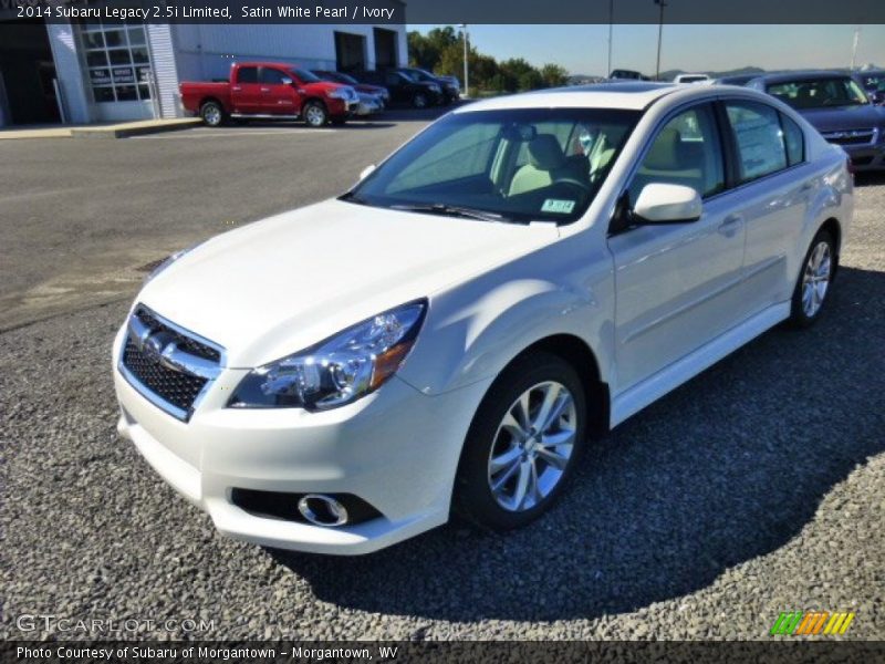 Satin White Pearl / Ivory 2014 Subaru Legacy 2.5i Limited