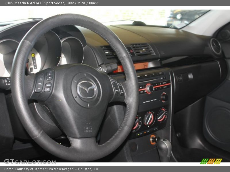 Black Mica / Black 2009 Mazda MAZDA3 i Sport Sedan