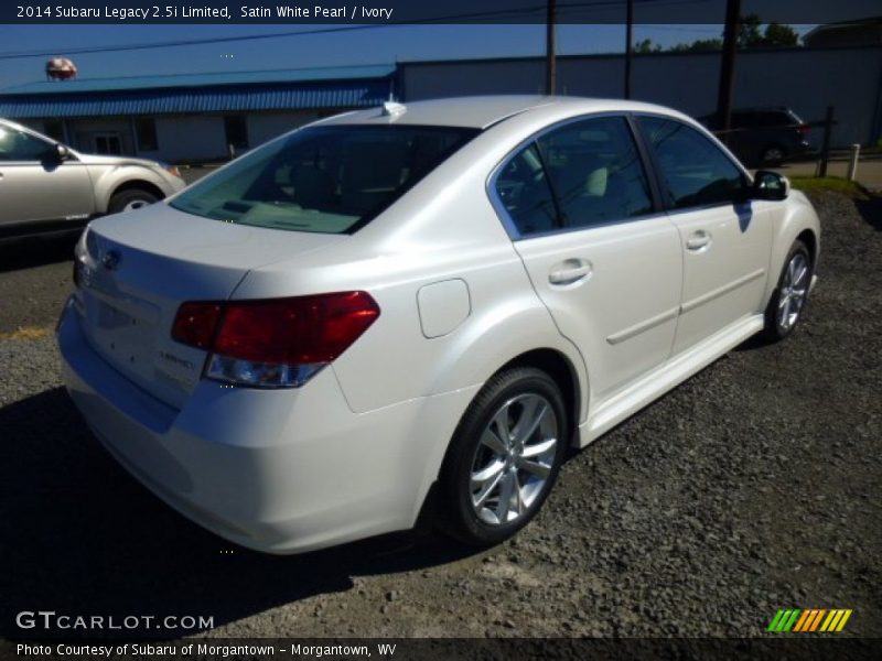 Satin White Pearl / Ivory 2014 Subaru Legacy 2.5i Limited