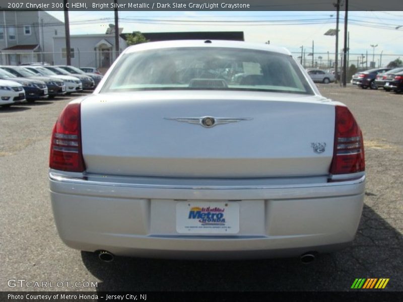 Bright Silver Metallic / Dark Slate Gray/Light Graystone 2007 Chrysler 300 C HEMI