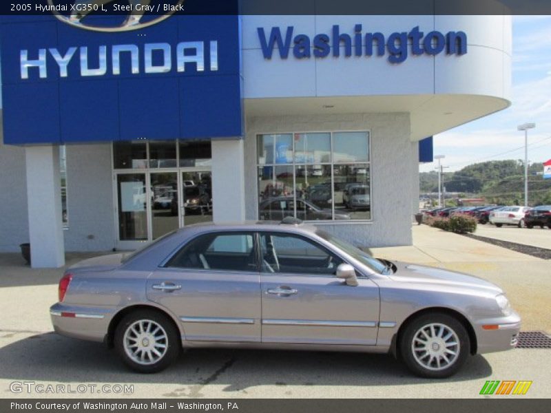 Steel Gray / Black 2005 Hyundai XG350 L