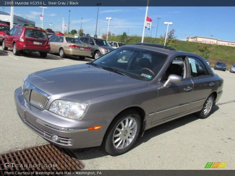 Steel Gray / Black 2005 Hyundai XG350 L