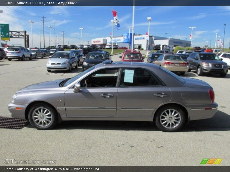Steel Gray / Black 2005 Hyundai XG350 L