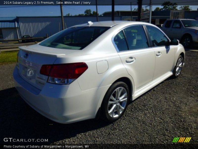 Satin White Pearl / Ivory 2014 Subaru Legacy 2.5i Premium
