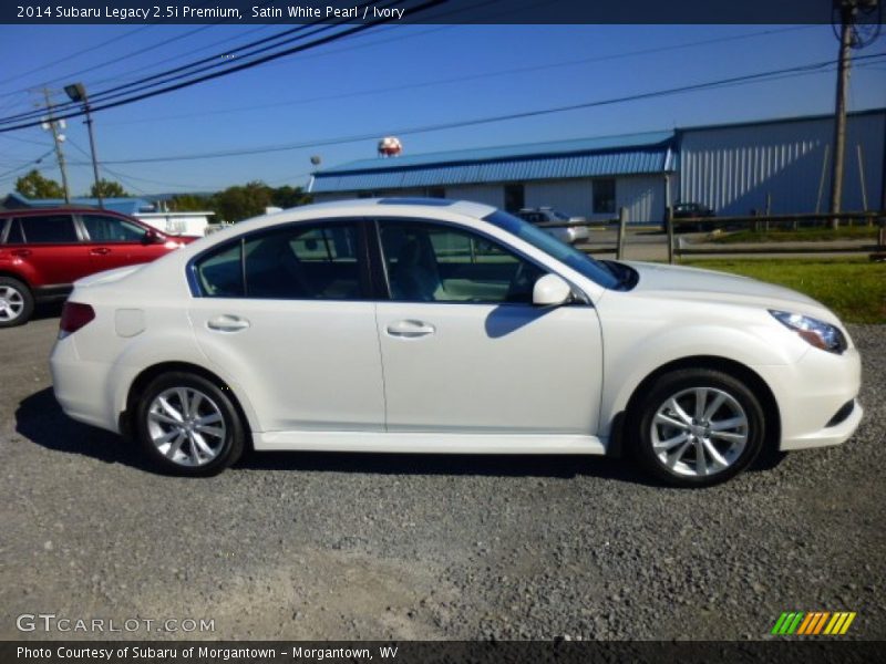 Satin White Pearl / Ivory 2014 Subaru Legacy 2.5i Premium