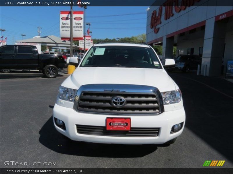 Super White / Graphite 2013 Toyota Sequoia SR5