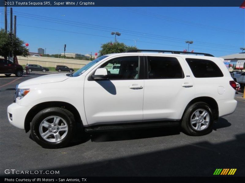 Super White / Graphite 2013 Toyota Sequoia SR5